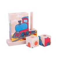 Bigjigs - Stacking Puzzle - Transport