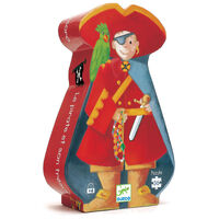 Djeco - The Pirate & His Treasure Silhouette Puzzle (36pce)