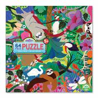 eeBoo - Sloths at Play Puzzle 64pc