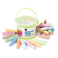 EC - Chalk-Sidewalk Bucket (24 Pieces)