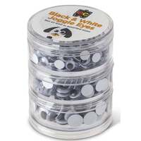 EC - Black & White Joggle Eyes (400 pack)