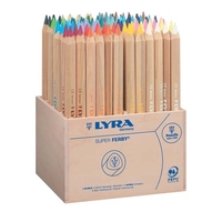 Lyra - Super Ferby Coloured Pencils in Wooden Box (96 pack)