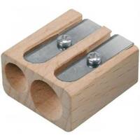 Lyra - Beechwood Twin Hole Pencil Sharpener