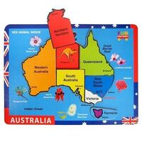 Fun Factory - Australia Map Raised Puzzle