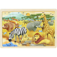 Masterkidz - Wooden Jigsaw Puzzle - Safari 20pc