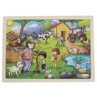 Masterkidz - Wooden Jigsaw Puzzle - Happy Farming 20pc