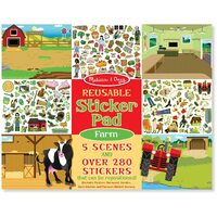 Melissa & Doug - Reusable Sticker Pad - Farm