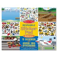 Melissa & Doug - Reusable Stickers - Vehicles