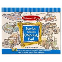 Melissa & Doug - Jumbo Colouring Pad - Vehicles