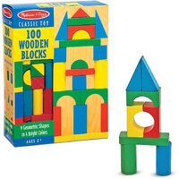 Melissa & Doug - 100 Wood Block Set