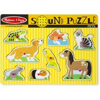 Melissa & Doug - Pets Sound Puzzle 8pc