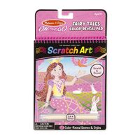 Melissa & Doug - On The Go - Scratch Art Color-Reveal Pad - Fairy Tales