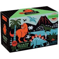 Mudpuppy - Dinosaur Glow-in-the-Dark Puzzle 100pc