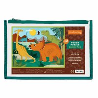 Mudpuppy - Dinosaur Park Pouch Puzzle 12pc