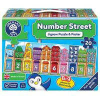 Orchard Toys - Number Street Puzzle 20pc