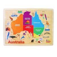 Fun Factory - Australia Map Puzzle 48pc