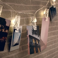 LED Photo Clip String Lights