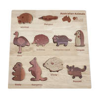 Qtoys - Natural Australian Animal Puzzle