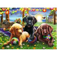 Ravensburger - Puppy Picnic Puzzle 100pc