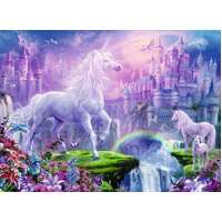 Ravensburger - Unicorn Kingdom Glitter Puzzle 100pc