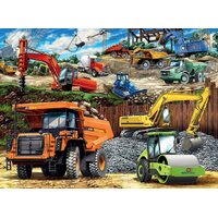 Ravensburger - Construction Vehicles Puzzle 100pc