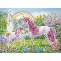 Ravensburger - Magical Unicorns Puzzle 100pc & Colouring Book