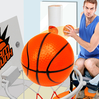 Thumbs Up - Slam Dunk Toilet Basketball Set