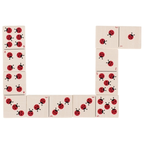 GOKI - Ladybirds Domino Game