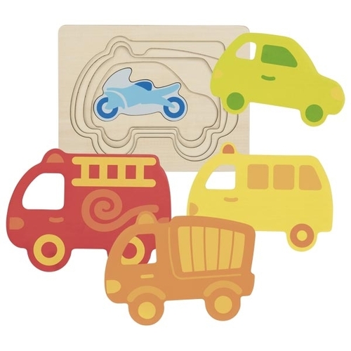 GOKI - Vehicles Layer Puzzle 5pc