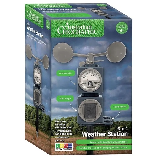 Australian Geographic - 5-in-1 Weather Station