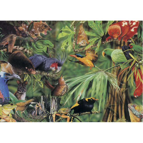 Blue Opal - Wild Australia Magical Rainforest Puzzle 150pc