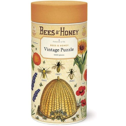 Cavallini - Bees & Honey Puzzle 1000pc