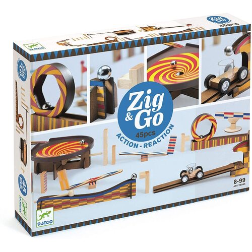 Djeco - Zig & Go Wroom 45pc