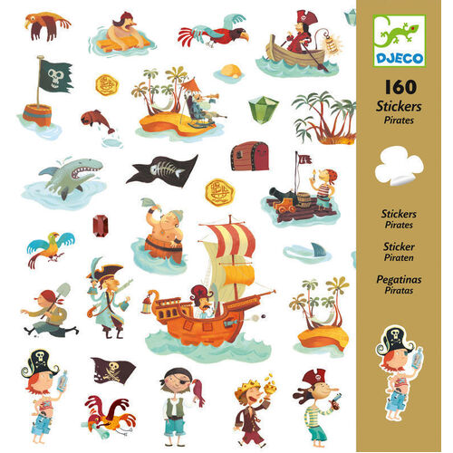 Djeco - Pirate Stickers