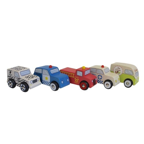 Discoveroo - Emergency Car (set of 5)