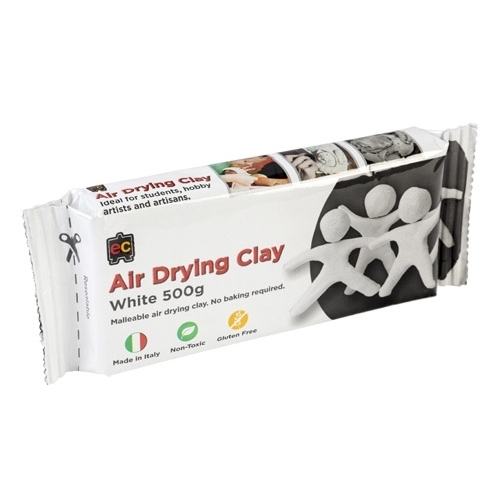 EC - Air Drying Clay White 500g