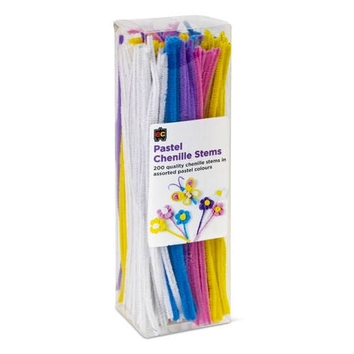 EC - Chenille Stems Pastel (200 pack)