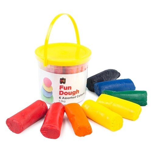 EC - Fun Dough 6 Assorted Colours 1.2kg