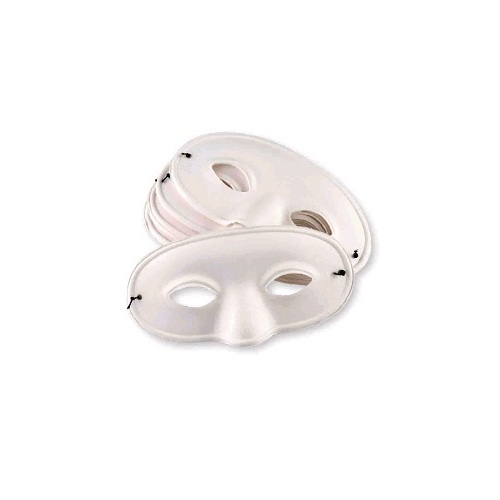 EC - Paper Mache Mask Half (24 pack)