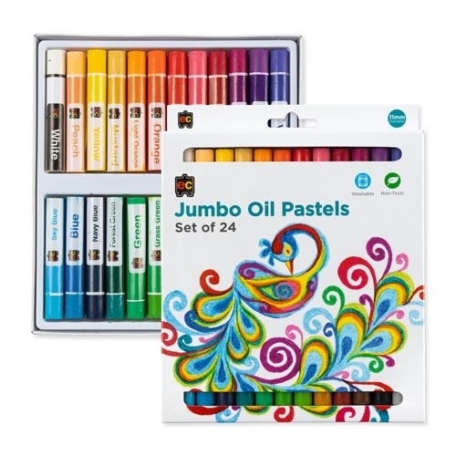 EC - Jumbo Oil Pastels (24 Pack)