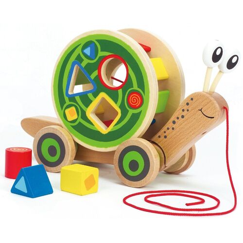 Hape - Walk-A-Long Snail Shape Sorter