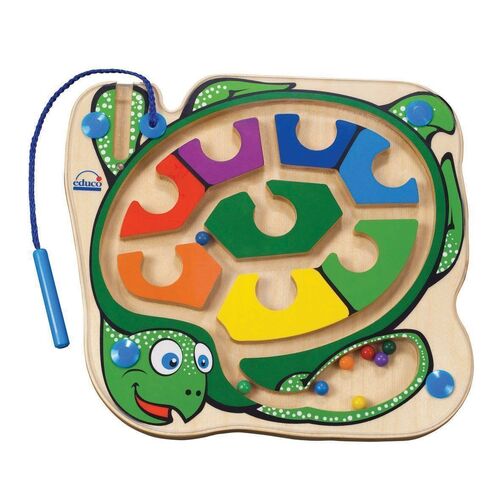 Hape - Colourback Sea Turtle Magnetic Marble Maze