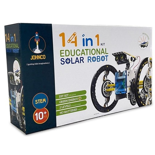 Johnco - 14 in 1 Educational Solar Robot Kit