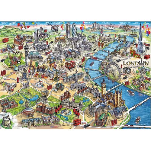 Gibsons - London Landmarks Puzzle 1000pc