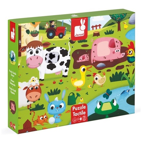 Janod - Tactile Farm Puzzle