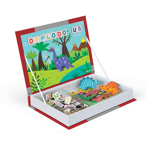 Janod - Magnetibook Dinosaurs