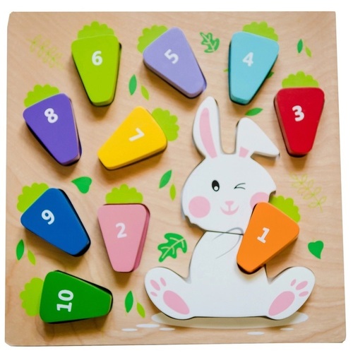 Kiddie Connect - 123 Carrot Puzzle