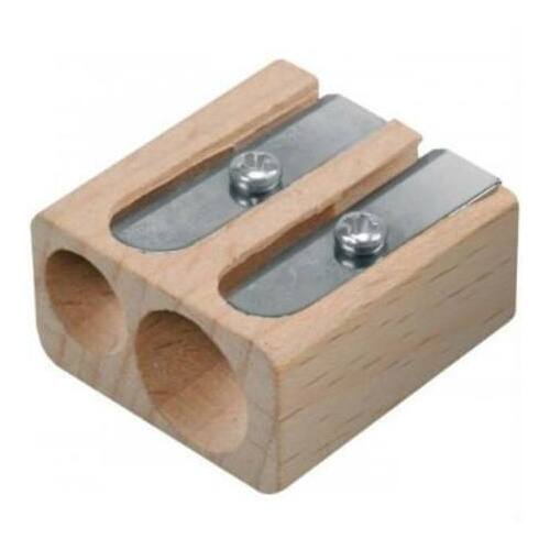 Lyra - Beechwood Twin Hole Pencil Sharpener