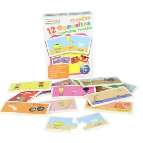 Masterkidz - Wooden Learning Puzzle Opposites