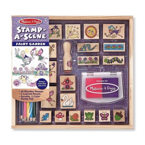 Melissa & Doug - Stamp A Scene - Fairy Garden